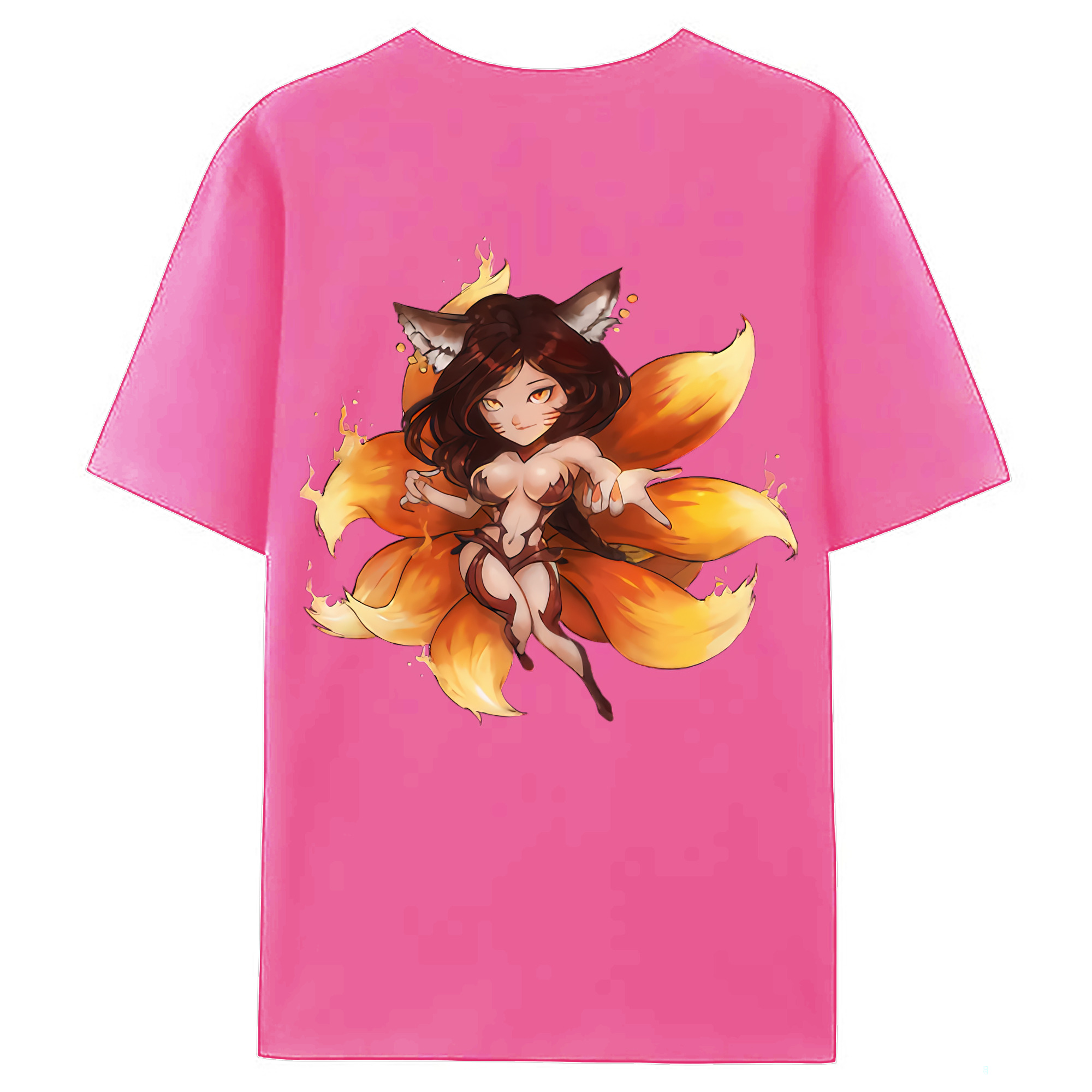 （画像用） リーグ・オブ・レジェンド League of Legends LOL レディース半袖Tシャツ(バックプリント)